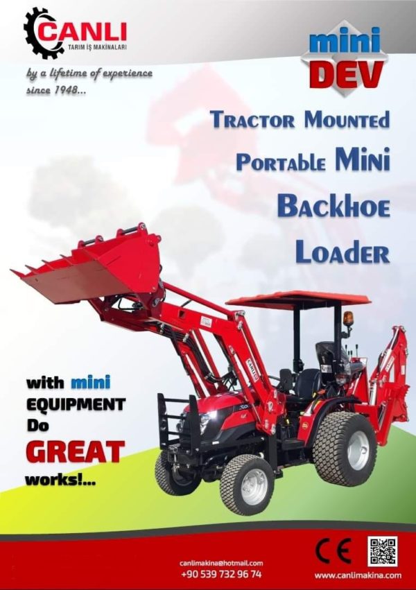 solis s26 tractor front loader backhoe loder